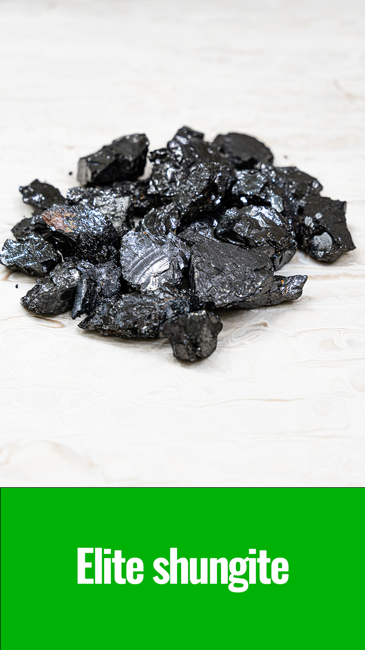 Elite shungite - Raw elite shungite stones